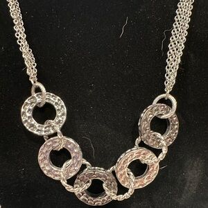 Elegant Lia Sophia Silver Chain Necklace